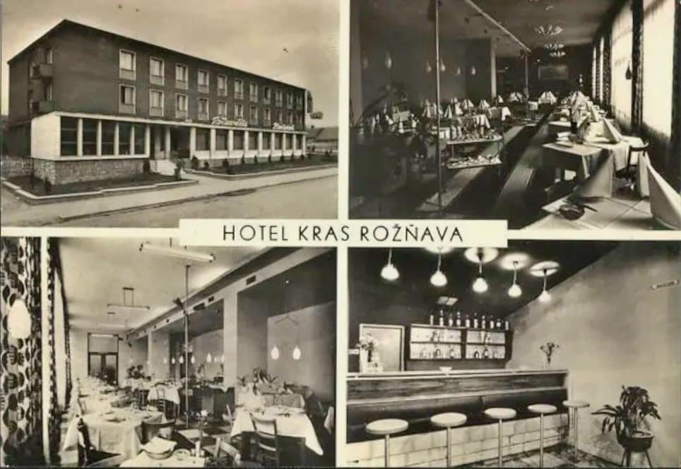 Historický pohľad na Hotel KRAS - pohľadnica